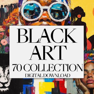 Black Art Collection Prints, Juneteenth Digital Art Prints, Black Culture, Wall Art Decor, Printable Art, Modern African American
