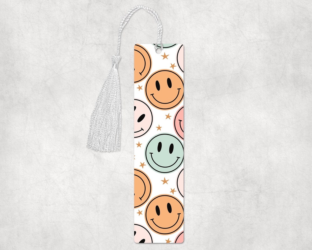 Smiley Face Kids Metal Bookmark - Etsy