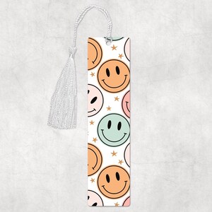 Smiley face kids  metal Bookmark