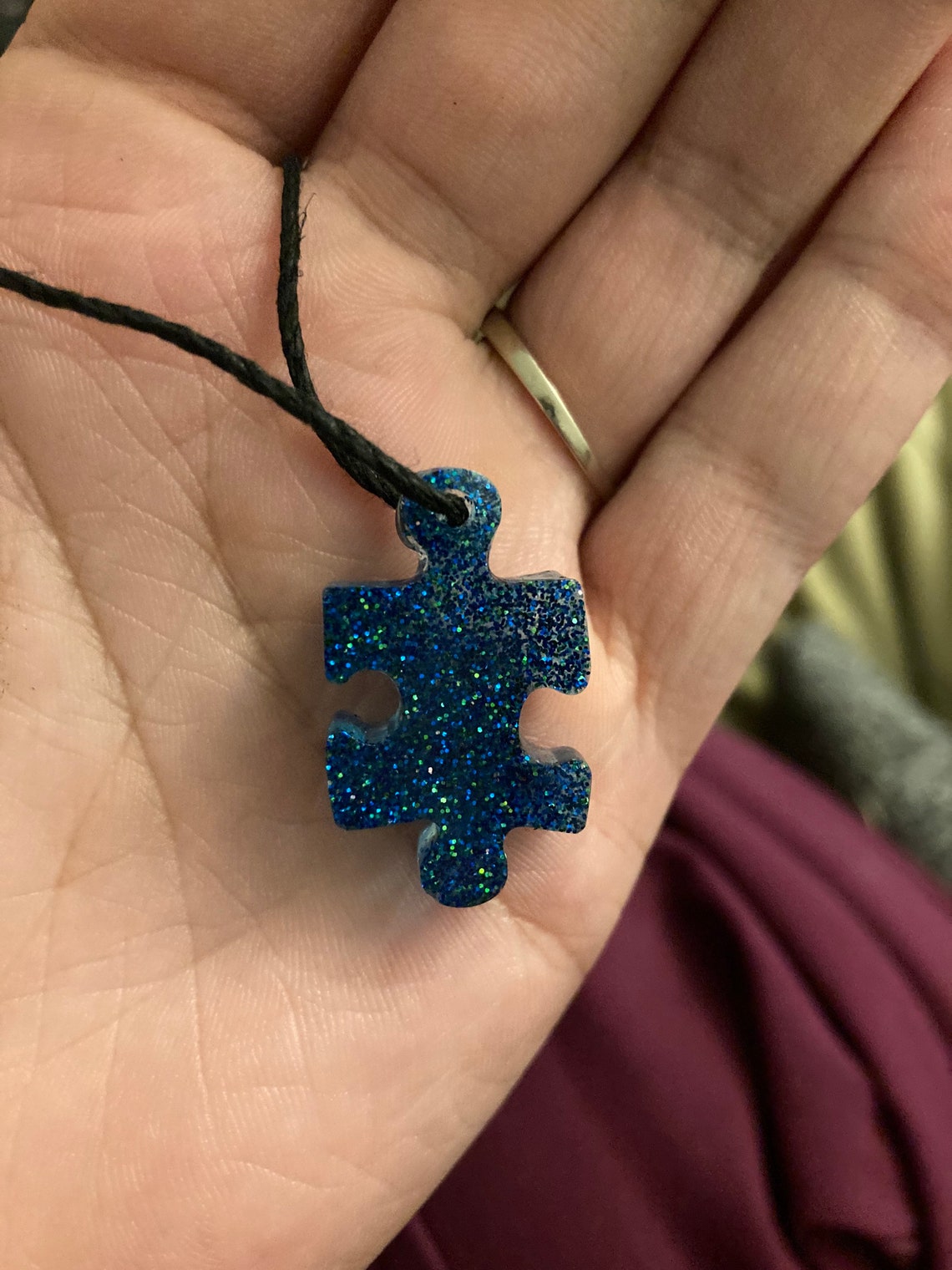 Puzzle Piece Necklace Etsy