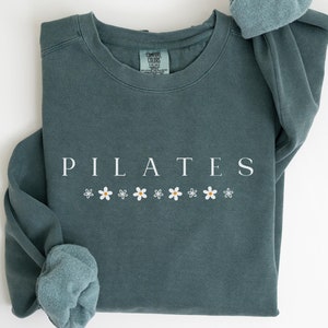 Comfort Colors Pilates Sweatshirt, Pilates Sweater For Women, Pilates Instructor Gifts, Workout Sweatshirt, Pilates Lover Gift, Pilates Tee