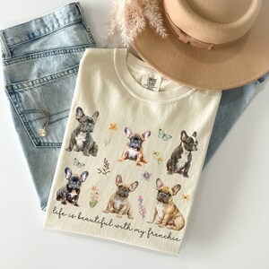 Wonderful design for women who loves French Bulldog shirt.Grab this design as a gift for your girlfriend,sister,mother or who loves French Bulldog mom tshirt