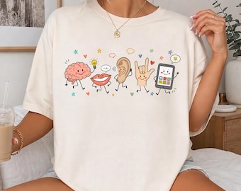 Speech Therapy Shirt, Doodle Speech Pathologist Tshirt, SLP Gift, SLP Tee
