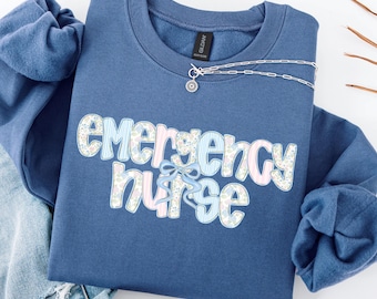 Emergency Nurse Sweatshirt, Er Nurse Gift, Er Room Crewneck