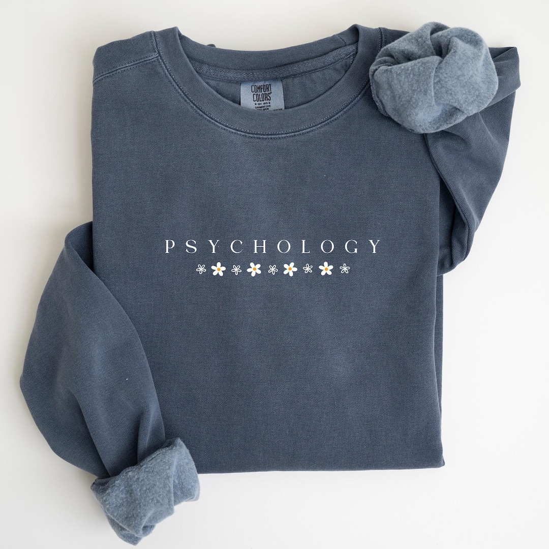 Psych Sweaters Comfort Colors Psychology Sweatshirt, Psychology Student Gift ...