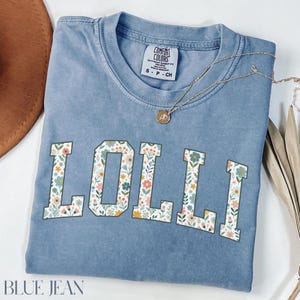 Personalized Lolli Comfort Colors T-Shirt: Grandma Gift