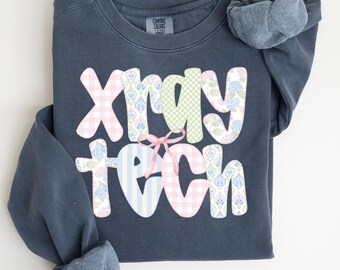 Comfort Colors Xray Tech Sweatshirt, Xray Technologist Gift, Radiology Crewneck