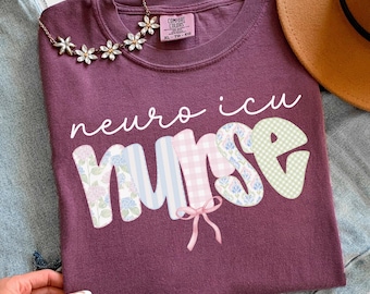 Comfort Colors Neuro Icu Shirt, Neuroscience Nurse Graduation Gift, Neurology Nurse Tee
