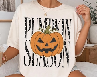Camiseta de temporada de calabazas, regalo para amantes de las calabazas, camiseta acogedora de otoño, regalo de Acción de Gracias, camiseta con sabor a calabaza, regalo de temporada de otoño