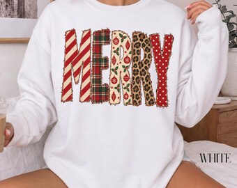 Sudadera Feliz Navidad, Suéter Navideño Familiar de Lunares, Regalo de Feliz Navidad, Sudadera Navideña Retro, Regalo de Temporada Festiva