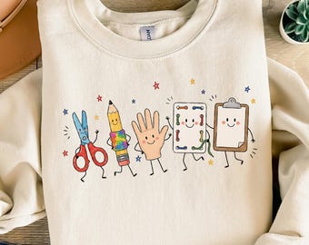 Occupational Therapy Sweatshirt, Doodle Occupational Therapist Sweater, Gift for OTA, OT Crewneck