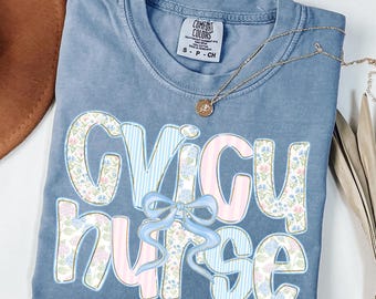 Comfort Colors Cvicu Nurse Shirt, Cardiac Nurse Gift, Cvicu Nurse Tshirt