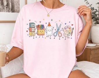 Preschool Aide Shirt, Teacher Appreciation Gift, Doodle Preschool Dream Team Tshirt, Preschool Crew Gift, PreK Teacher Tee