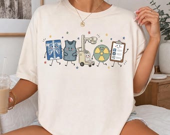 Xray Tech Shirt, Doodle Radiology Tshirt, Xray Technologist Gift, Xray Tech Tee