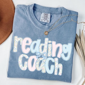 Comfort Colors Reading Coach Shirt: Reading Team Tee