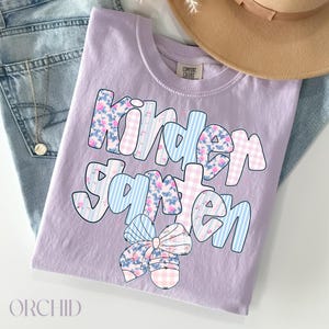 Kindergarten Teacher Shirt, Kindergarten Teacher Gift, Comfort Colors Kindergarten Tshirt, Kindergarten Squad, Kindergarten Teach