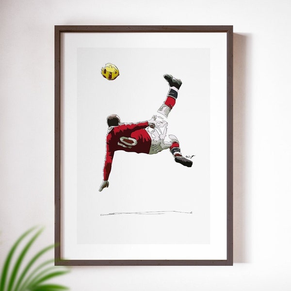 Wayne Rooney - Poster Print, Manchester United