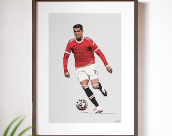Ronaldo - Poster Print, Manchester United