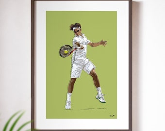 Roger Federer - Poster Print, Wimbledon