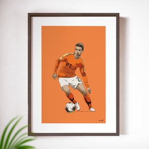 Frenkie de Jong - Cópia do Cartaz, Holanda