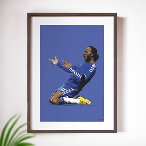 Didier Drogba - Poster Print, Chelsea