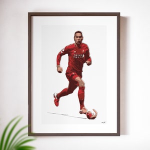 Virgil van Dijk - Poster Print, Liverpool