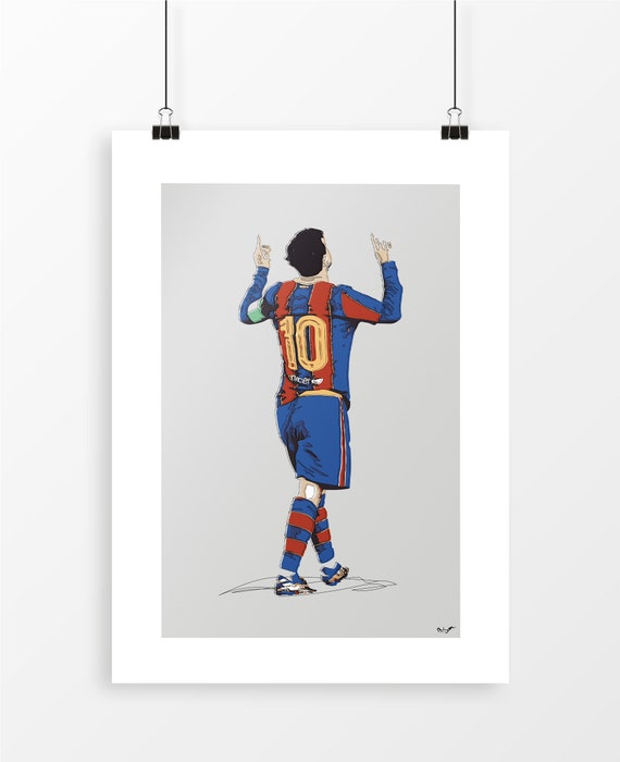 LIONEL MESSI POSTER FC BARCELONA - Starposter präsentiert von Klang und