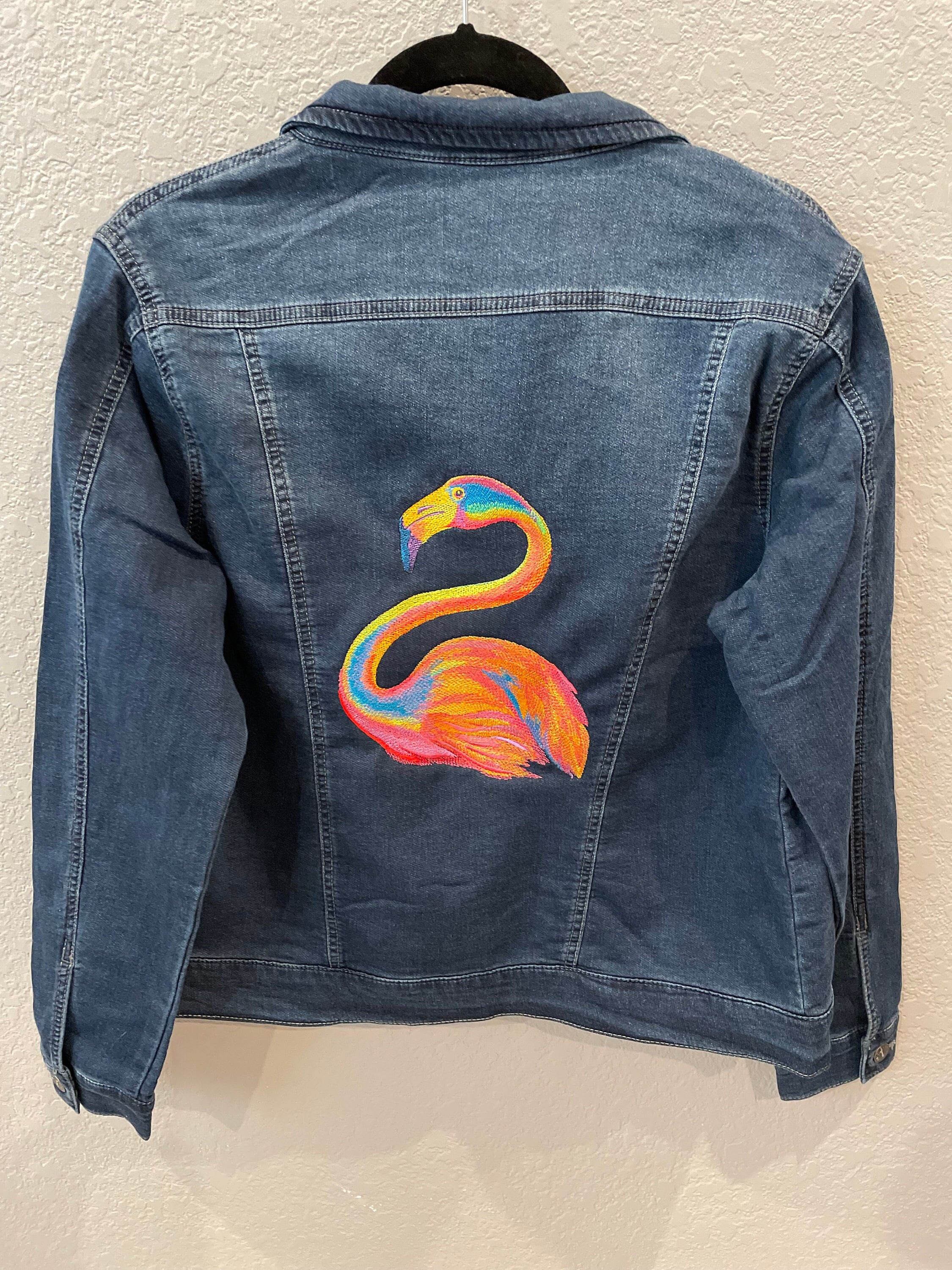 Flamingo denim jacket discount