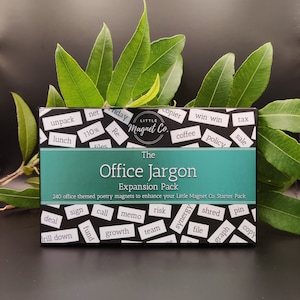 CLEARANCE Office Jargon Poetry Magnets Expansion Pack | Workplace Humor
