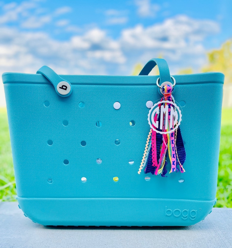Monogram Bogg Bag Accessory Bogg Bag Charm/ Tassel Custom Etsy