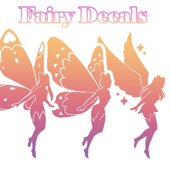 Scholar Fairy Vinyl Decal | Selene Eos Seraph | FFXIV