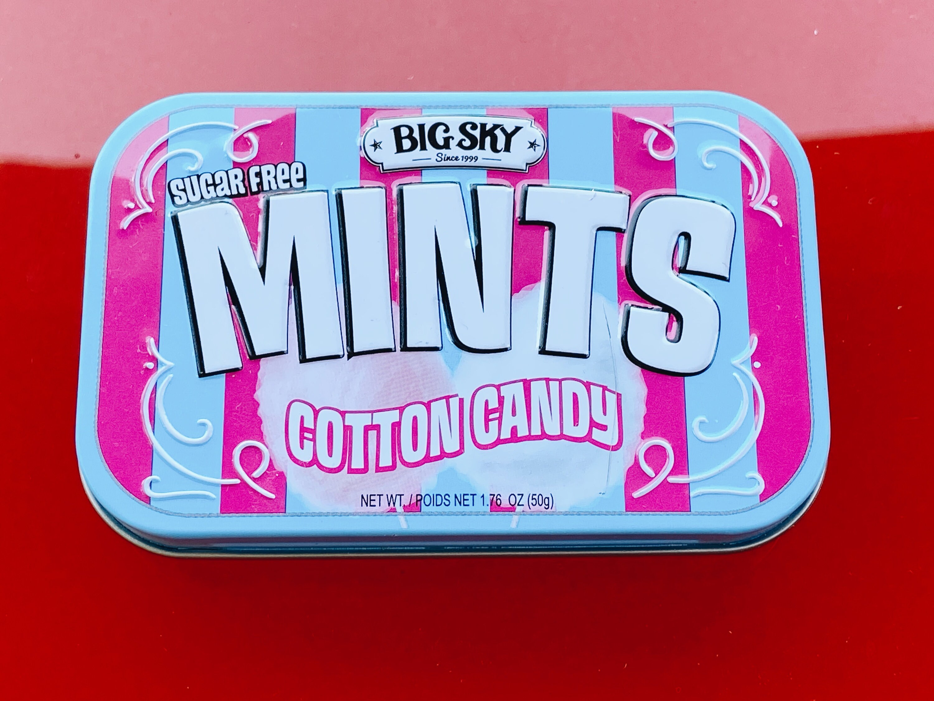 Used Mint Tin Box COTTON CANDY MINTS and South Etsy