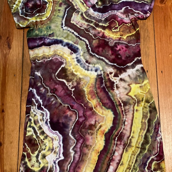 DRESS Earthy geode colors and design. Size S/M