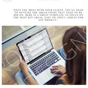 Interior Design Editable Initial Budget Template | Design Professionals | Excel Download | design build | Small Business | Staging