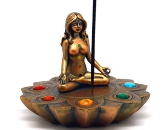 7 Chakras Goddess Incense Burner