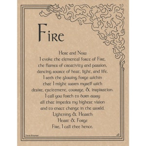 Fire Evocation Poster