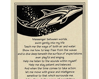 Dolphin Prayer Poster