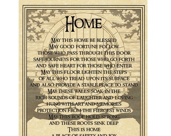 Home Blessing Poster