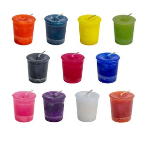 Herbal Magic Votive Candle by Crystal Journey - Choose Scent