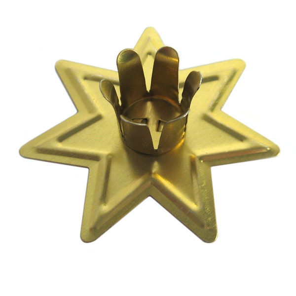Gold Fairy Star Chime Candle Holder