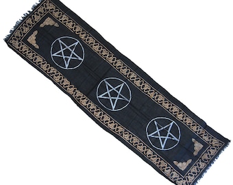 Three Pentagram Altar Cloth (72 Inches)