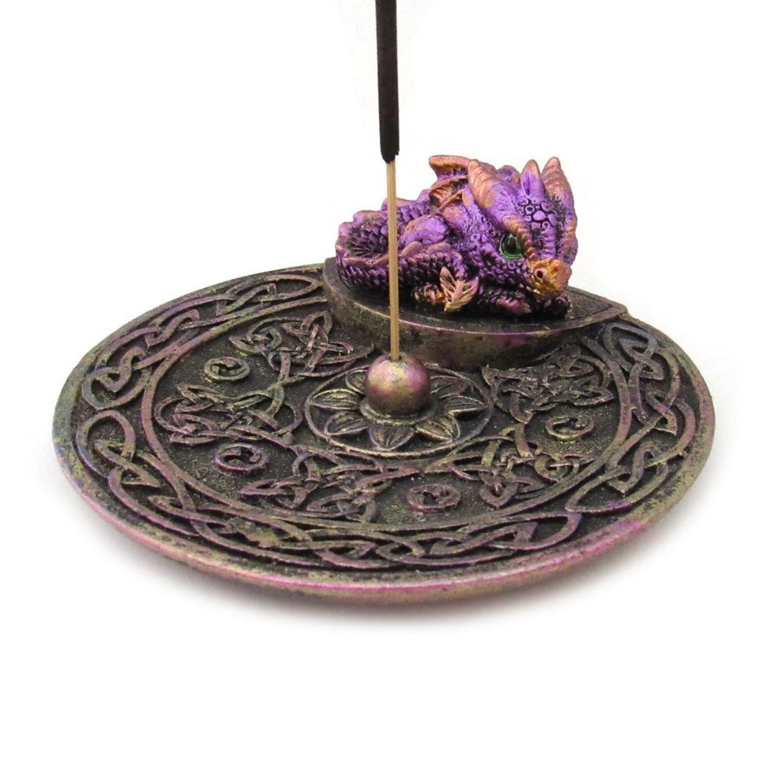 Purple Dragon Incense Burner Etsy