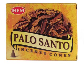 Palo Santo Incense Cones by HEM (Box of 10)