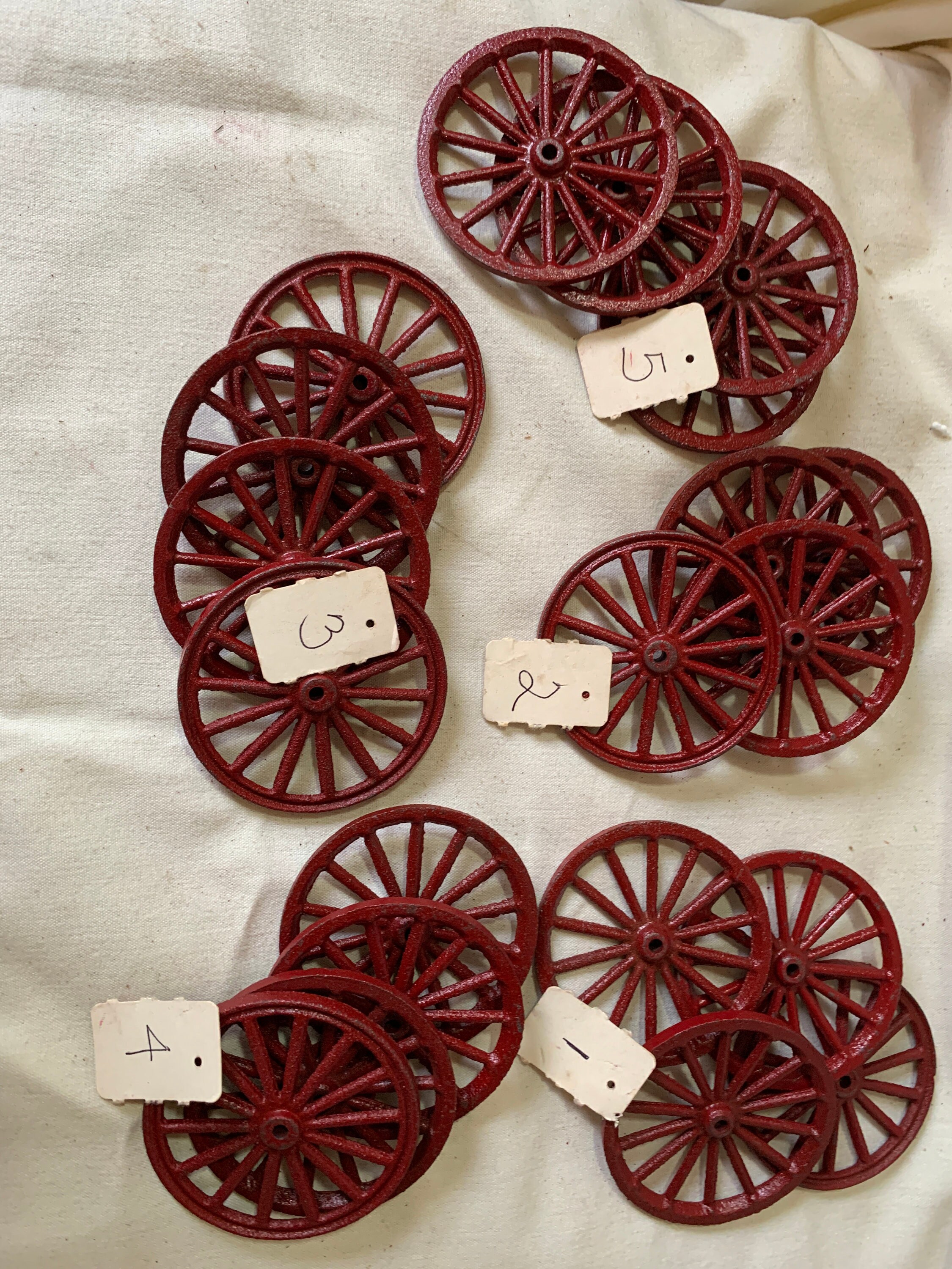 Vintage Cast Iron Replacement Wheels - Etsy