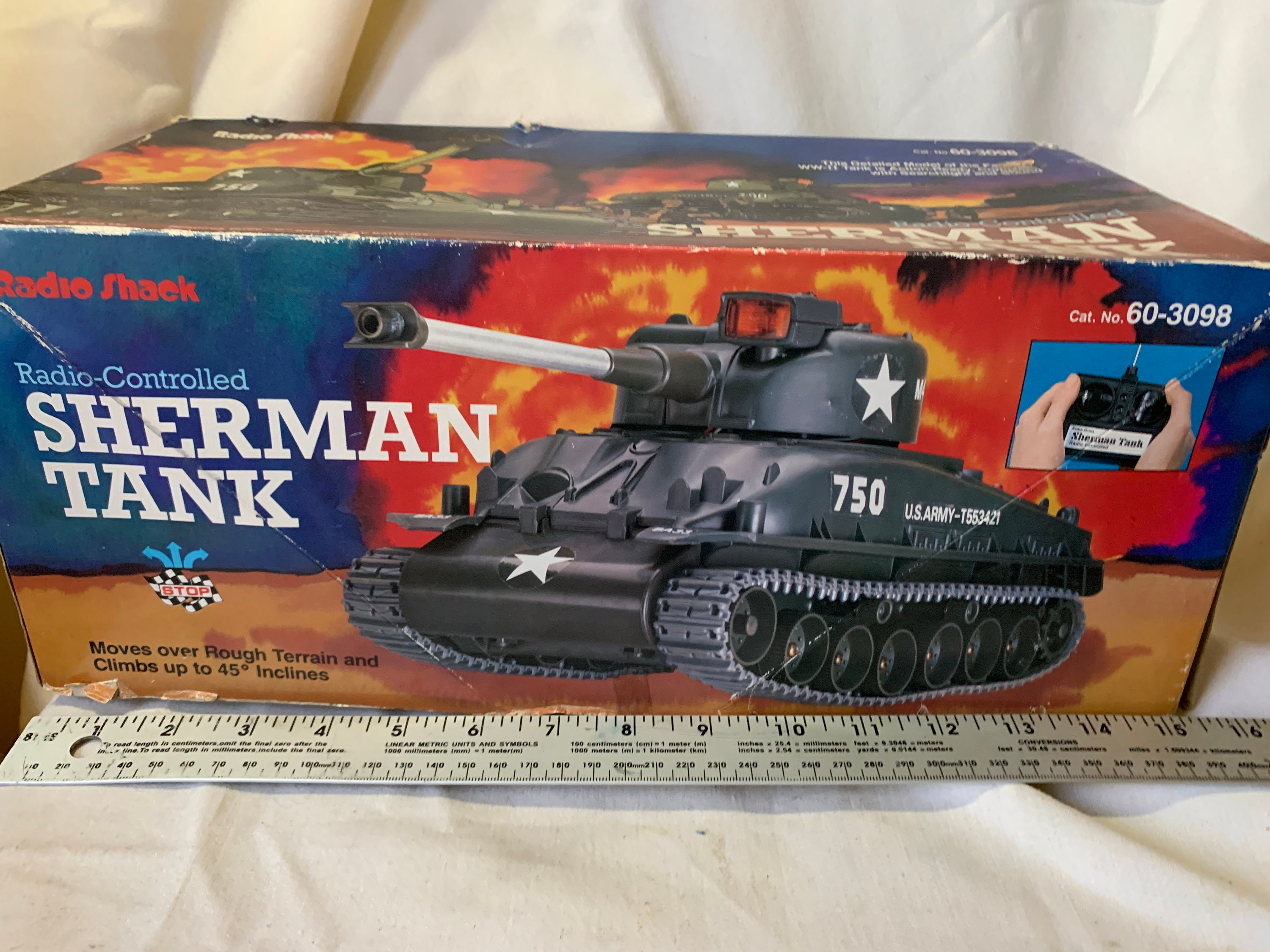 Radio Shack Radiocontrolled Sherman Tank Etsy