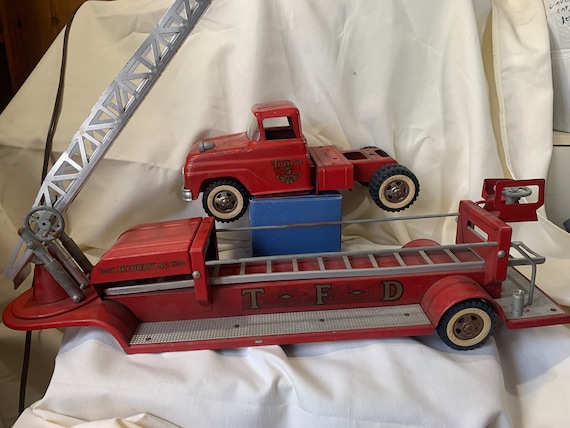 Tonka Ladder Fire Truck No. 5 1960 s Etsy