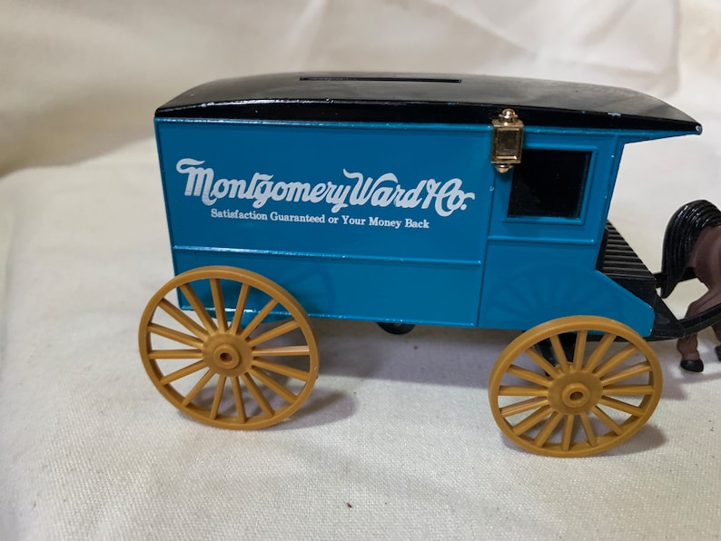 2 ERTL Truck Banks Texaco and Montgomery Ward Etsy