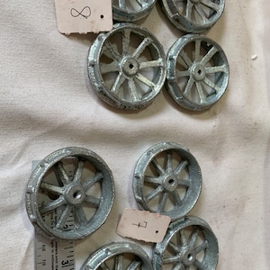 Vintage Cast Iron Replacement Wheels