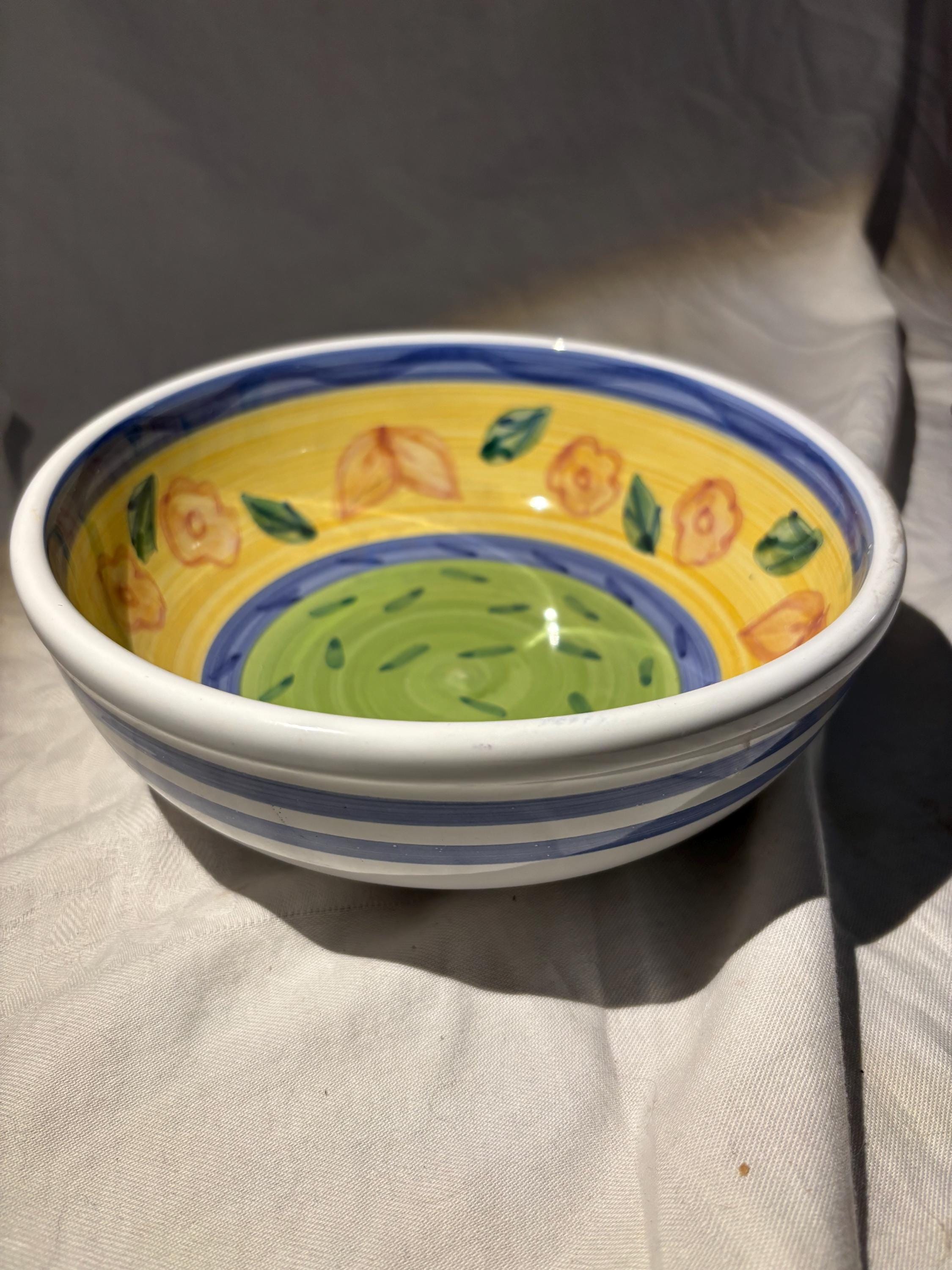 イタリア　CALECA製　220㎜皿4枚セット Caleca Bowls - Etsy