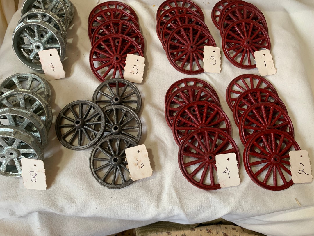 Vintage Cast Iron Replacement Wheels - Etsy